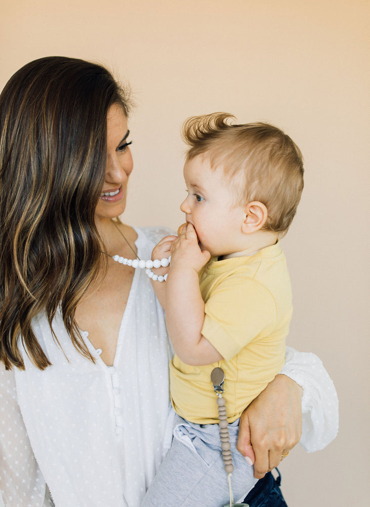 The Austin- Moonstone Teething Necklace