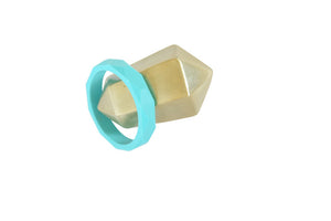 
            
                Load image into Gallery viewer, The Avery- Turquoise Teething Bracelet
            
        