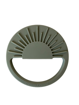 
            
                Load image into Gallery viewer, Sun Silicone Teether - Slate Sage ☼
            
        