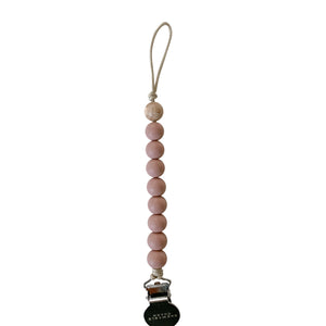
            
                Load image into Gallery viewer, Crew Pacifier Clip - Rose
            
        