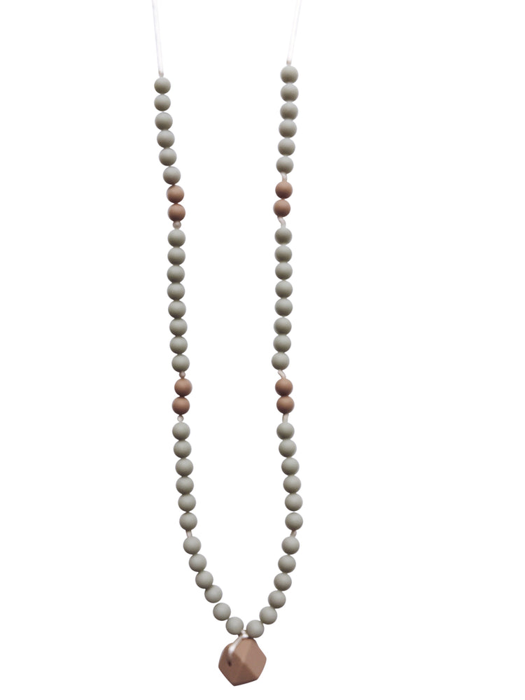 The Sheppard- Grey Teething Necklace