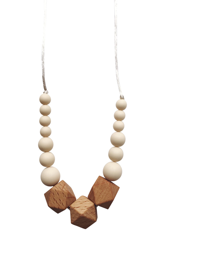 The Easton- Cream Teething Necklace