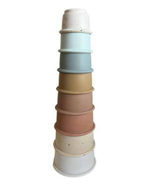 Silicone Teether Stacking Cups