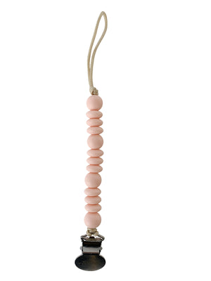 
            
                Load image into Gallery viewer, Grace Pacifier Clip - Pale Blush
            
        