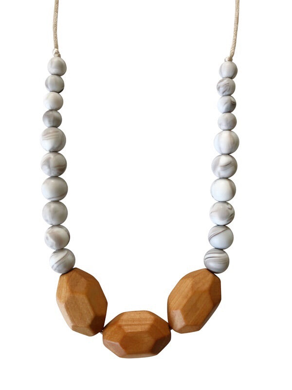 The Austin- Howlite Teething Necklace