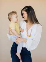 The Austin- Desert Taupe Teething Necklace
