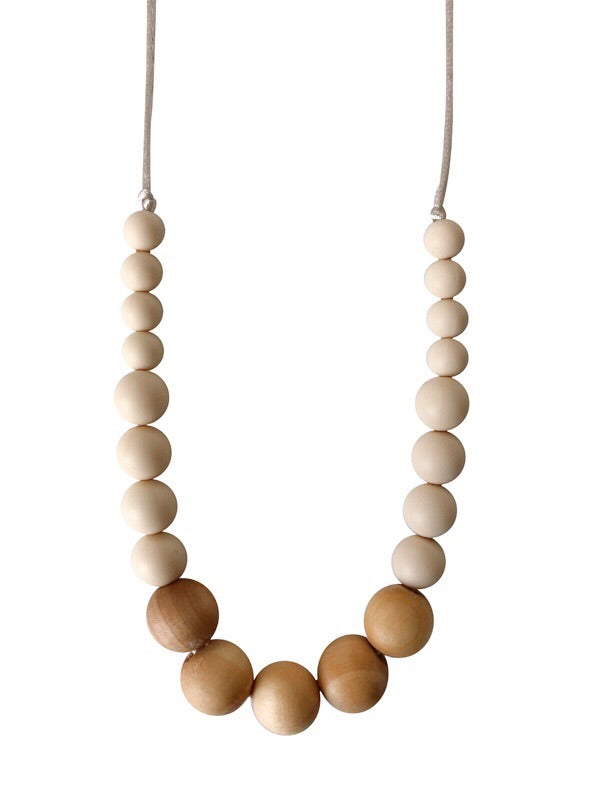 
            
                Load image into Gallery viewer, The Landon- Cream Teething Necklace
            
        