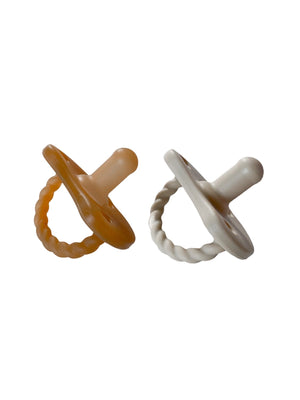2 Pack Pacifier Twist | Natural + Oat