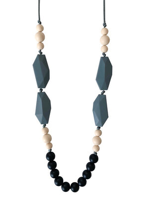 
            
                Load image into Gallery viewer, The Nathan- Black Teething Necklace
            
        