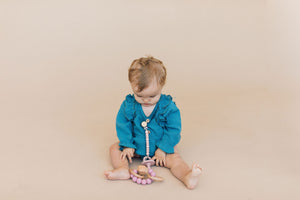 
            
                Load image into Gallery viewer, Grace Pacifier Clip - Pale Blush
            
        