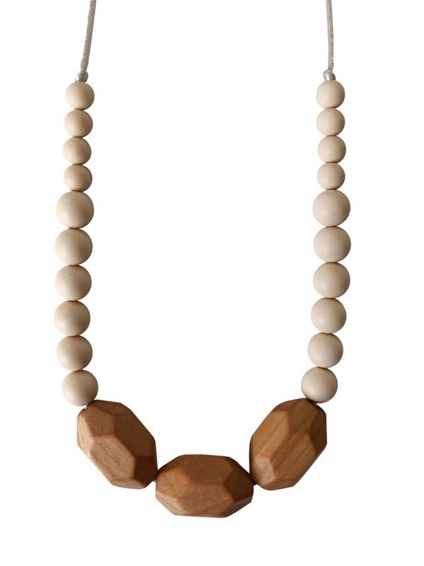 The Austin- Cream Teething Necklace