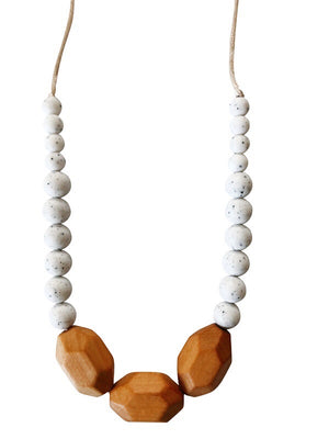 
            
                Load image into Gallery viewer, The Austin- Moonstone Teething Necklace
            
        
